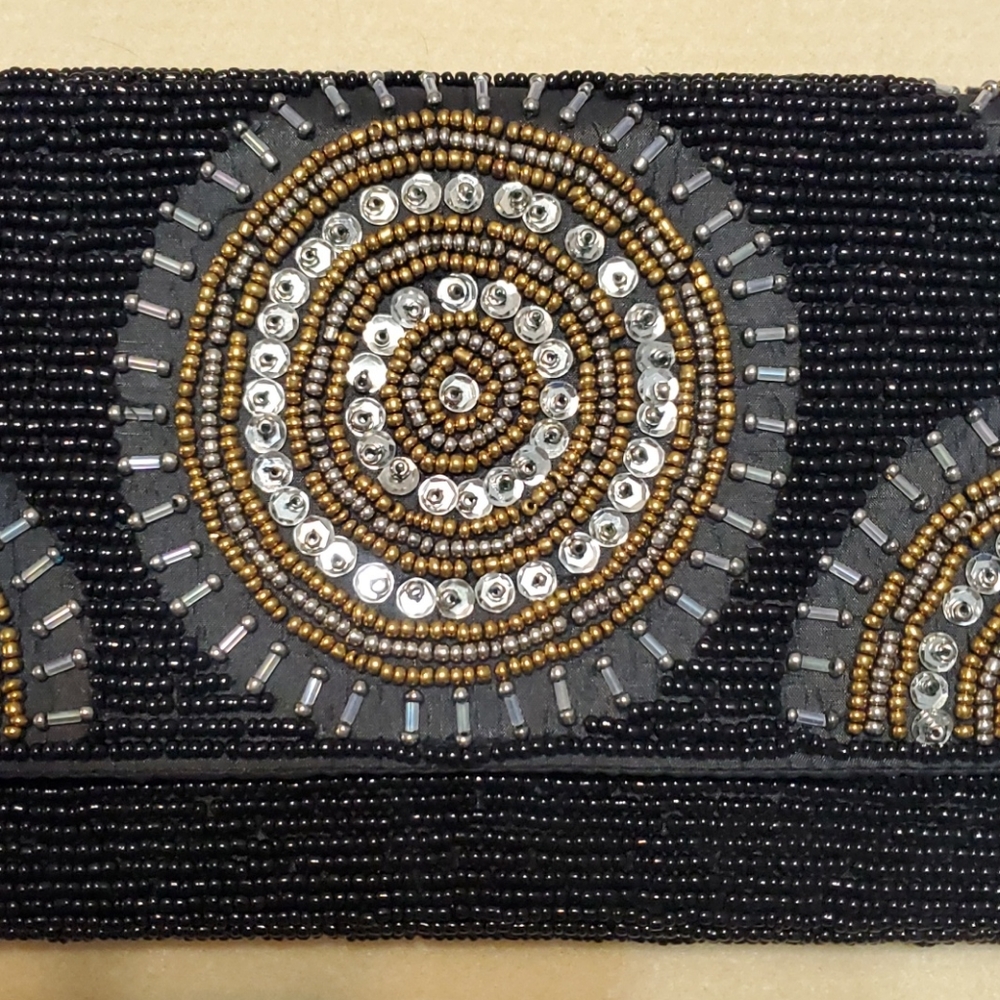 Handmade Beaded Wristlet.